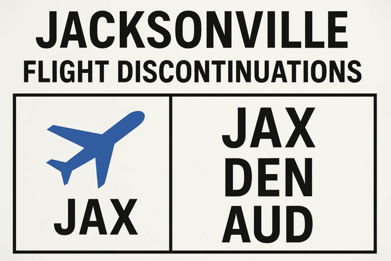 jacksonville flight discontinuations