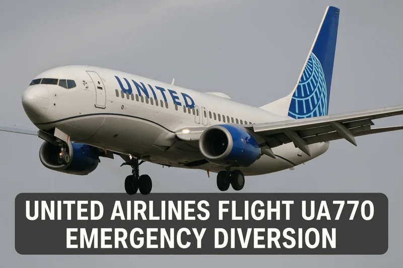 United Airlines Flight UA770 Emergency Diversion: What Happened Onboard?